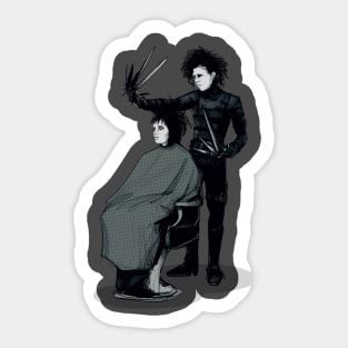 Goth Haircut Sticker